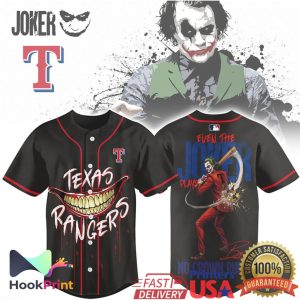Texas Rangers Joker Baseball Even The Joker Plays By No Crown Rules Jersey