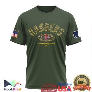 Texas Rangers Military Appreciation Night United States Army T Shirt