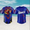 Los Angeles Dodgers Spider Web Red & Black Graphic Baseball Jersey Los Angeles Dodgers Spider Web Red & Black Graphic Baseball Jersey