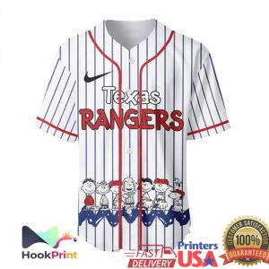 Texas Rangers x Peanuts Snoopy All Star Baseball Jersey