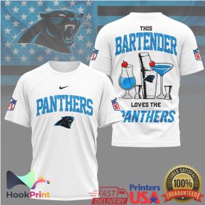 This Bartender Loves The Carolina Panthers NFL T Shirt