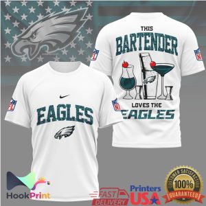 This Bartender Loves The Eagles Philadelphia Football Fan T Shirt