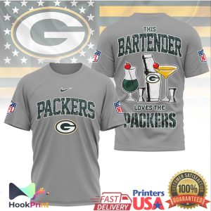 This Bartender Loves The Green Bay Packers NFL T Shirt