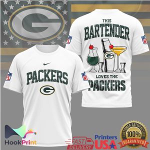 This Bartender Loves The Green Bay Packers NFL T Shirt