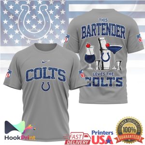 This Bartender Loves The Indianapolis Colts NFL T Shirt