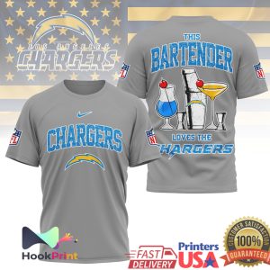 This Bartender Loves The Los Angeles Chargers NFL T Shirt This Bartender Loves The Los Angeles Chargers NFL T Shirt