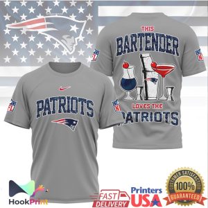 This Bartender Loves The New England Patriots NFL T Shirt
