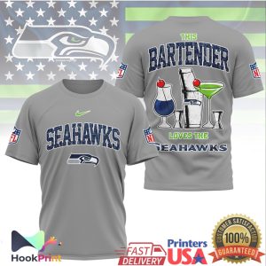 This Bartender Loves The Seattle Seahawks NFL T Shirt