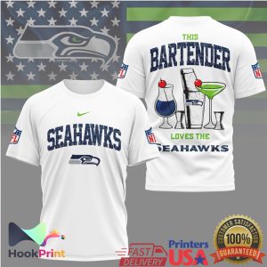 This Bartender Loves The Seattle Seahawks NFL T Shirt