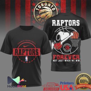 Toronto Raptors Basketball Snoopy Forever 2026 T Shirt