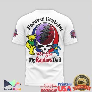 Toronto Raptors Grateful Dad Basketball NBA Deadhead Fan T Shirt