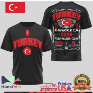 Turkey National Team FIFA rld Cup 2026 Pride Passion Glory T Shirt