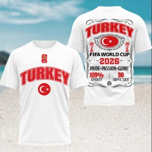 Turkey National Team World Cup 2026 Turkish Football T Shirt Turkey National Team World Cup 2026 Turkish Football T Shirt
