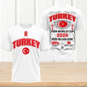 Turkey National Team World Cup 2026 Turkish Football T Shirt