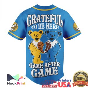 UCLA Bruins Grateful Dead Game After Game Baseball Jersey