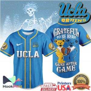 UCLA Bruins Grateful Dead Game After Game Baseball Jersey
