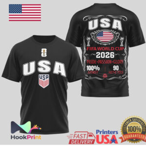 USA FIFA rld Cup 2026 Pride Passion Glory Soccer T Shirt USA FIFA rld Cup 2026 Pride Passion Glory Soccer T Shirt