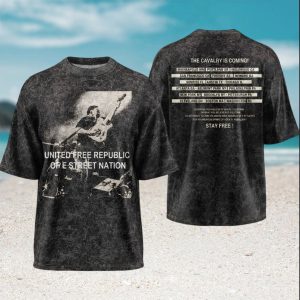United Free Republic of E Street Nation Bruce Springsteen Photo T Shirt United Free Republic of E Street Nation Bruce Springsteen Photo T Shirt