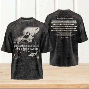 United Free Republic of E Street Nation Bruce Springsteen Photo T Shirt