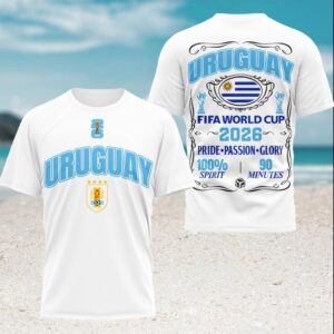 Uruguay World Cup 2026 Supporters La Celeste Football T Shirt Uruguay World Cup 2026 Supporters La Celeste Football T Shirt