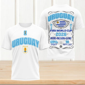 Uruguay World Cup 2026 Supporters La Celeste Football T Shirt