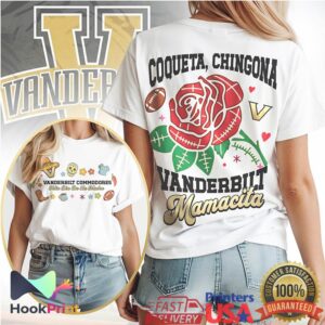 Vanderbilt Commodores Mamacita Coqueta Chingona 2026 Mother's Day Style Women T Shirt