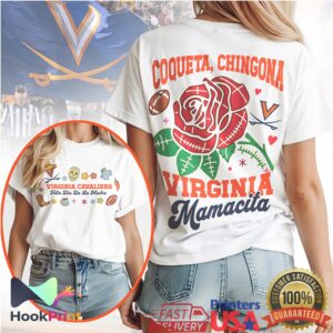 Virginia Cavaliers Mamacita Coqueta Chingona Mother's Day 2026 Style Women T Shirt