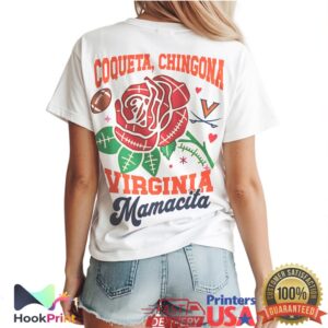 Virginia Cavaliers Mamacita Coqueta Chingona Mother's Day 2026 Style Women T Shirt