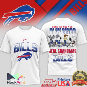 Buffalo Bills Some Grandmas Play Bingo Real Grandmas Watch Bills 2026 T Shirt Buffalo Bills Some Grandmas Play Bingo Real Grandmas Watch Bills 2026 T Shirt