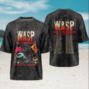 W.A.S.P. 1984 To Headless 2026 US Canada Tour Retro Heavy Metal Fans Unisex T Shirt