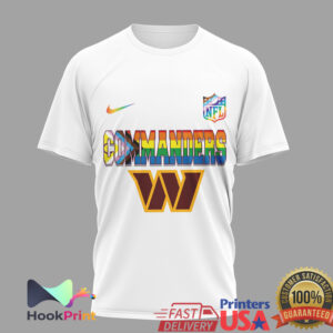 Washington Commanders NFL More Pride Less Prejudice Snoopy Rainbow 2026 T Shirt