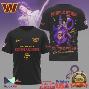 Washington Commanders Prince Purple Reign On The Field T Shirt Washington Commanders Prince Purple Reign On The Field T Shirt
