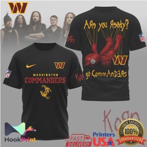 Washington Commanders x Korn Are You Ready Football Mashup T Shirt