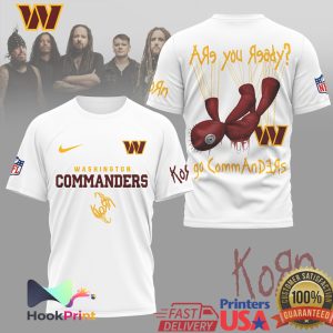 Washington Commanders x Korn Are You Ready Football Mashup T Shirt
