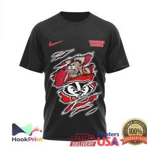 Wisconsin Badgers Built To Play Not To Bow Rat Fink Style T Shirt Wisconsin Badgers Built To Play Not To Bow Rat Fink Style T Shirt