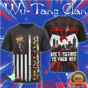 Wu Tang Clan Wu America Statue of Liberty Ain't Nuthin' To F Wit T Shirt