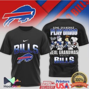 Buffalo Bills Some Grandmas Play Bingo Real Grandmas Watch Bills 2026 T Shirt