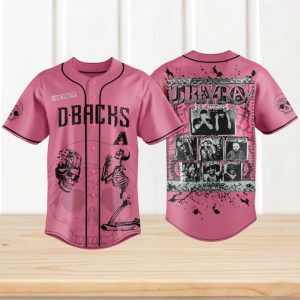 $uicideboy$ Grey Day Tour Pink D Backs Baseball Jersey